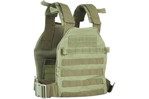 HYKING Tactical Adjustable Weighted Vest for Men and Women WODs, Strength Endurance Training Fitness Workouts Running - Quick Release, Molle System