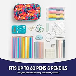 ZIPIT Colorful Pencil Box for Girls | Pencil Case