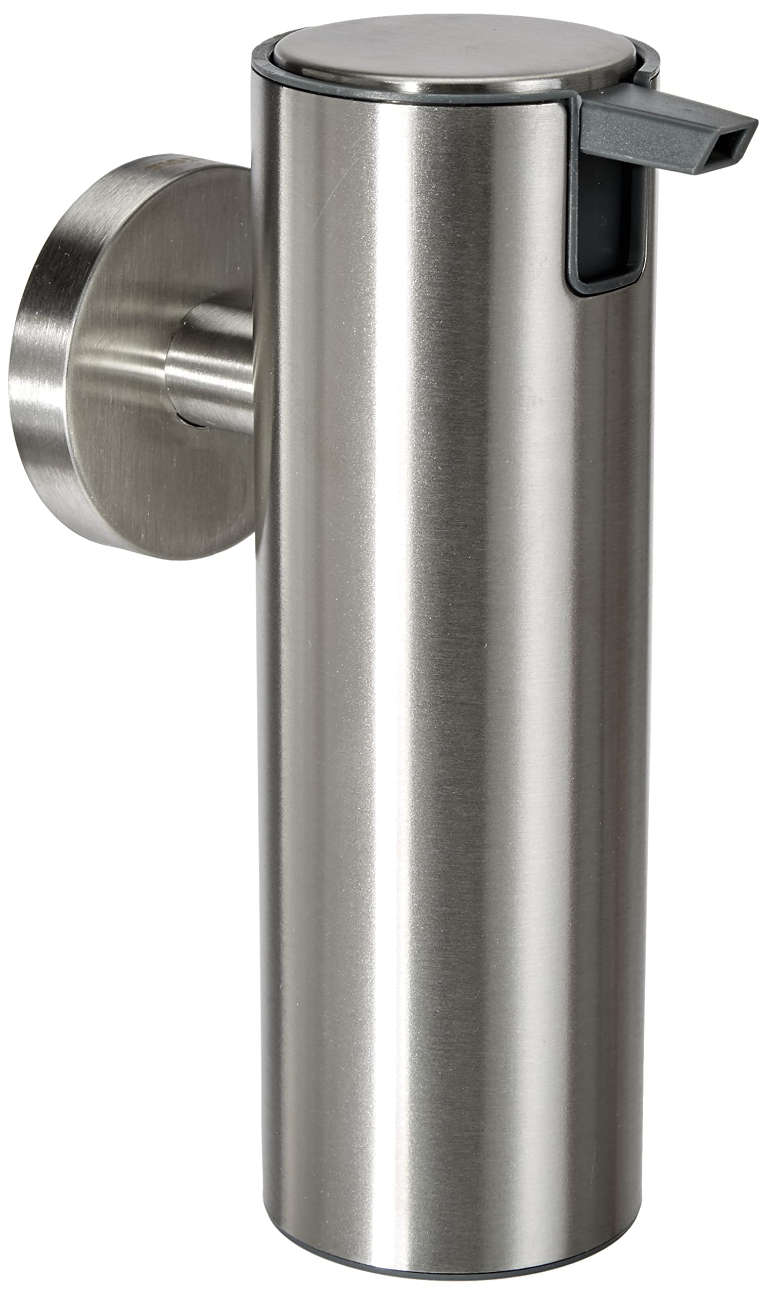 Tiger Boston Soap Dispenser Small, Stainless Steel Brushed, 5 x 14.6 x 9 cm