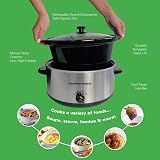 Hamilton Beach 3.5L Comfort Cook Slow Cooker 160W Energy Efficient Silver view 8