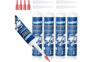 Gociean RV Roof Sealant Self-Leveling 4-Pack White