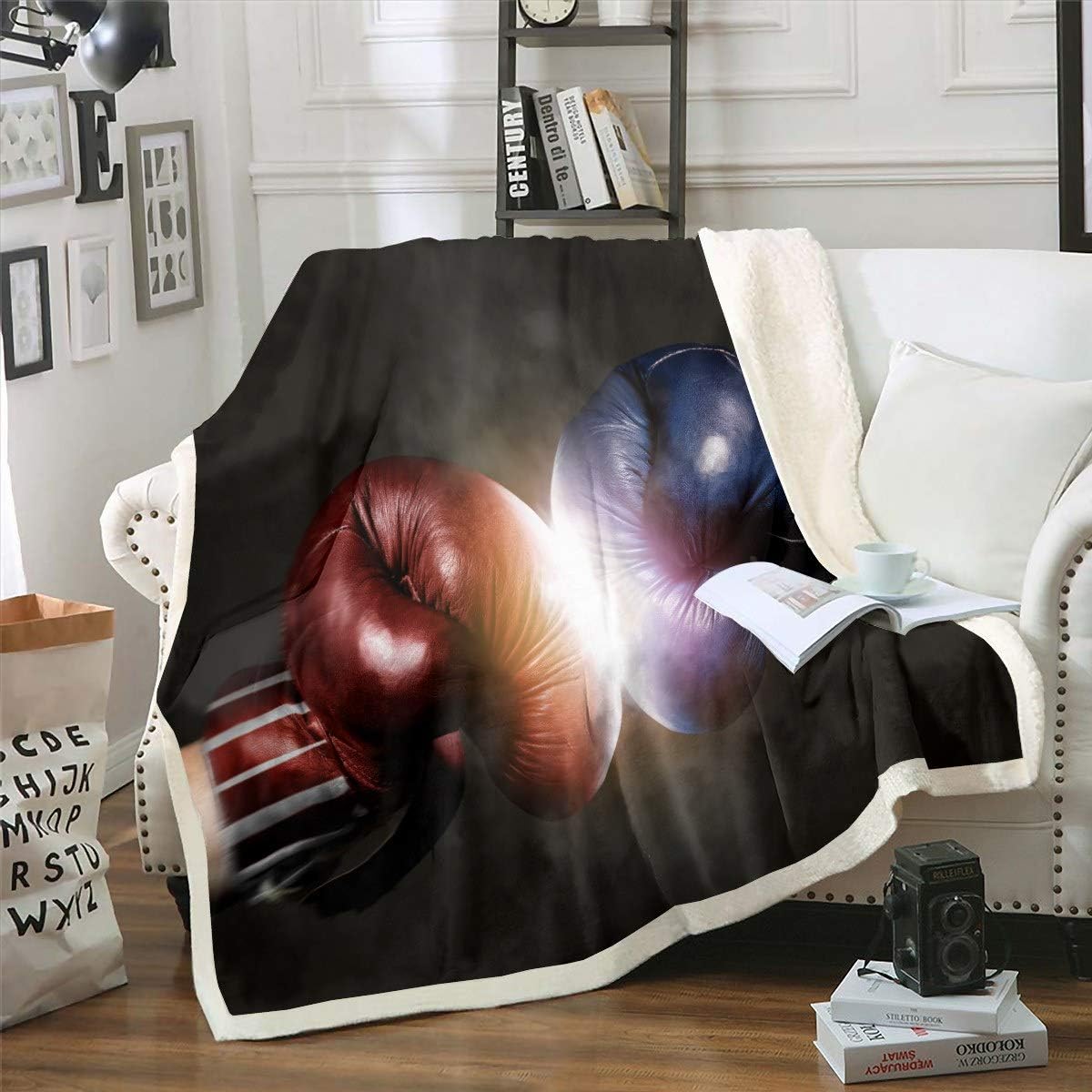 Feelyou Boxing Gloves Blankets and Throws for Kids Boys