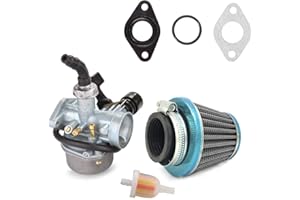 ATV Carburetor PZ19 with Fuel Filter and 35mm Air Filter for 50cc 70cc 80cc 90cc 110cc 125cc ATV Dirt Pit Bike Taotao Honda CRF By LIAMTU