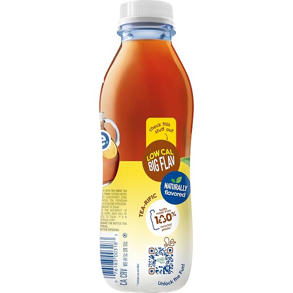 SNAPPLE ZERO SUGAR HALF ‘N HALF TEA, 16 FL OZ RECYCLED PLASTIC BOTTLE, PACK OF 12