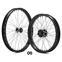 TOFR 21" 18" Front Rear Spoke Wheels Hubs Rims for