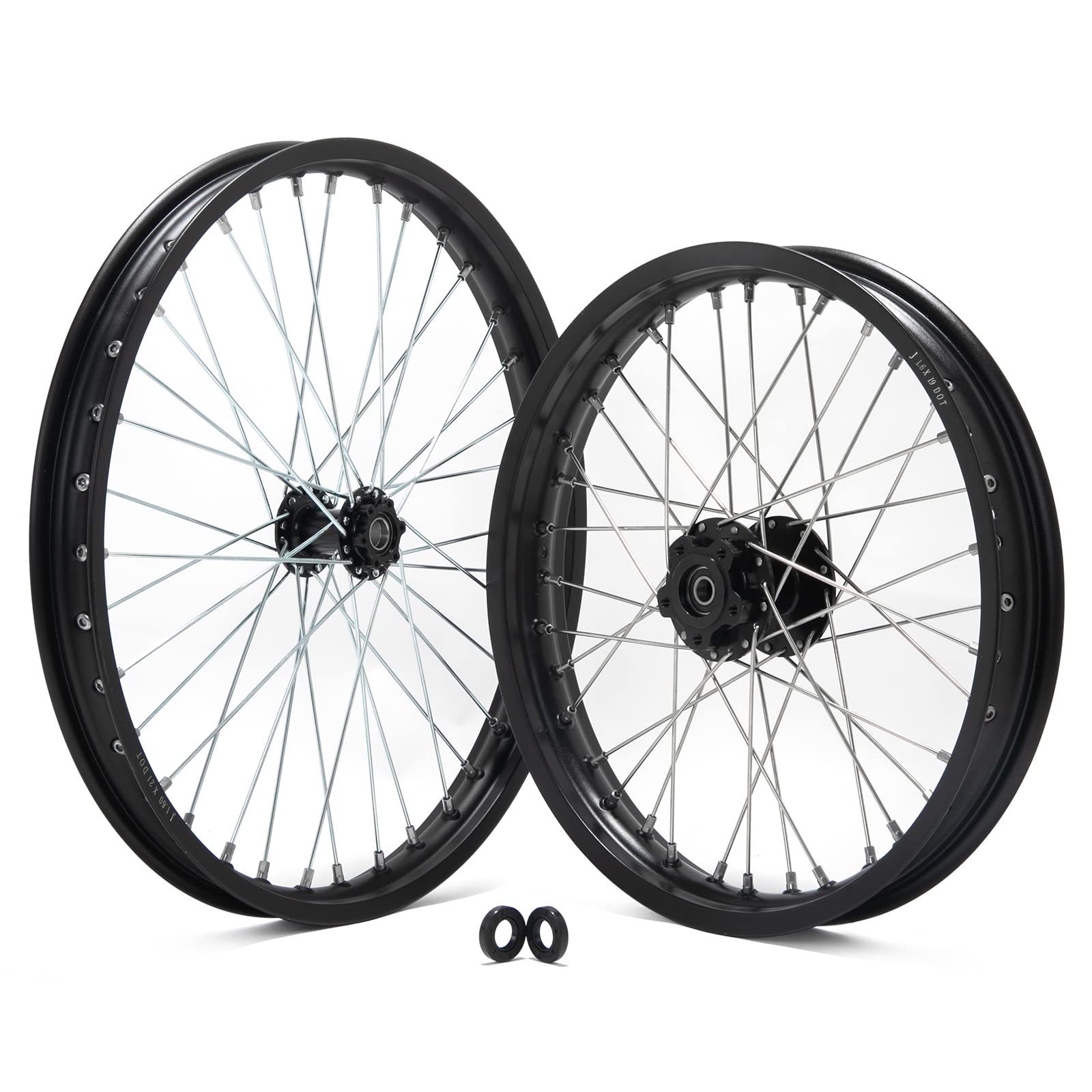 TOFR 21" 18" Front Rear Spoke Wheels Hubs Rims for