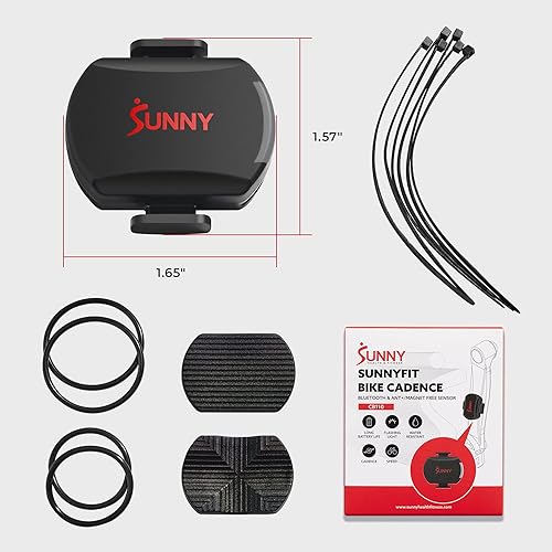 Sunny Health Fitness 2-in-1 Advanced Cadence/RPM Speed Sensor
