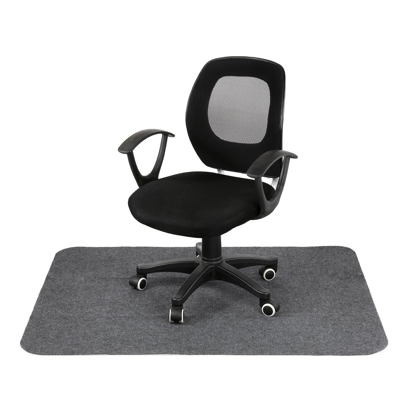 Dyna-Living Office Chair Mat,Home Multi-Purpose Low-Pile Chair Carpet Hard Floor Protector Mat, Floor Protectors for Rolling Chairs,Non-slip Computer Chair Mat for (Light Grey, 55" x 35")