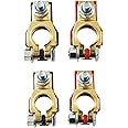 2Pair4PCS Battery Terminal,243407F000 243407F001 Car Battery Terminal Connectors,Positive and Negative Battery Terminal Set,T