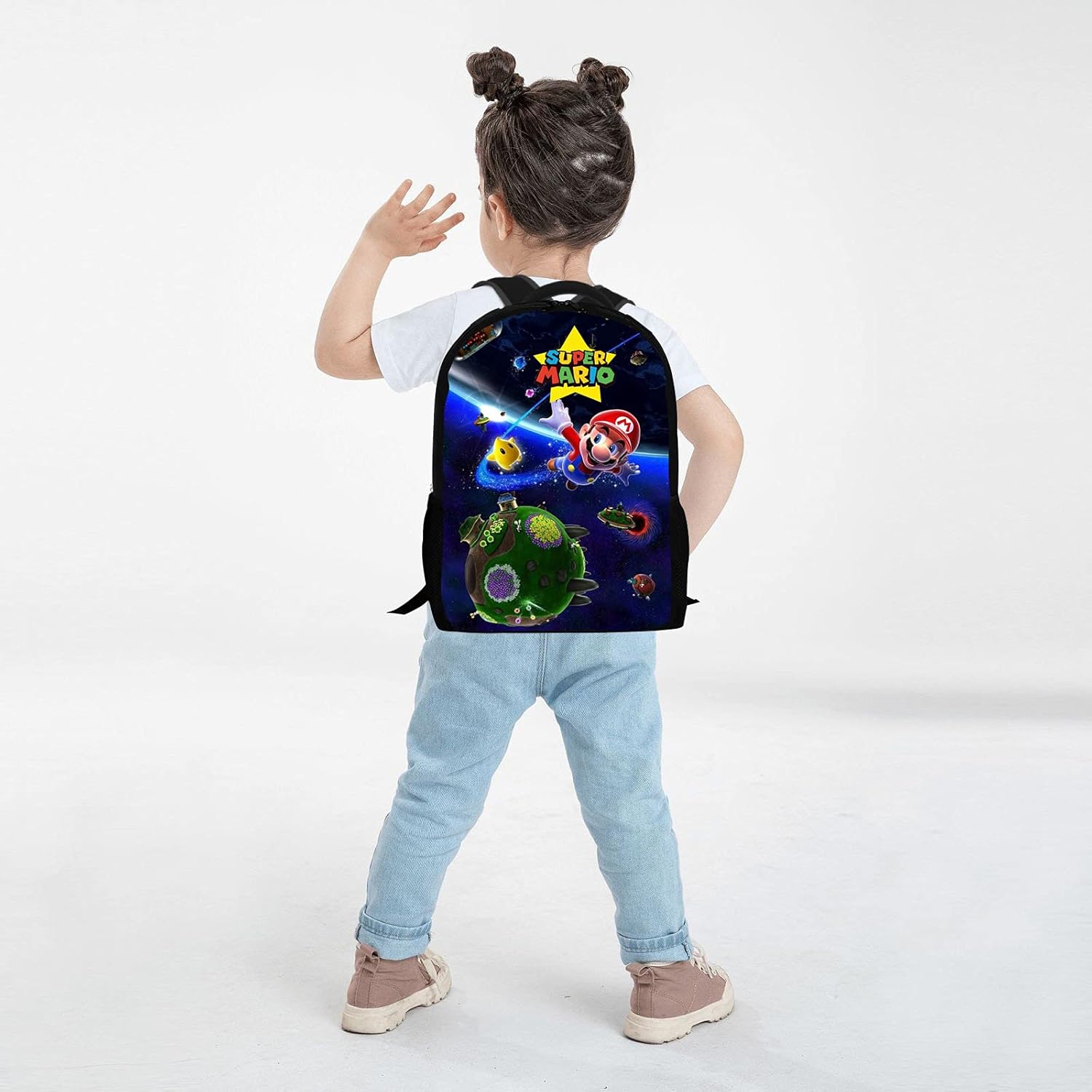Kids School Backpack Space Travel Daypacks Bookbag Perfect Size Travel Bag For Girls Boys