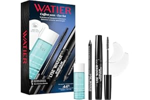 Watier 24 HRS Glam Mascara | Lengthening & Volumizing, Waterproof, 24H Long-Wear, Suitable for Sensitive Eyes