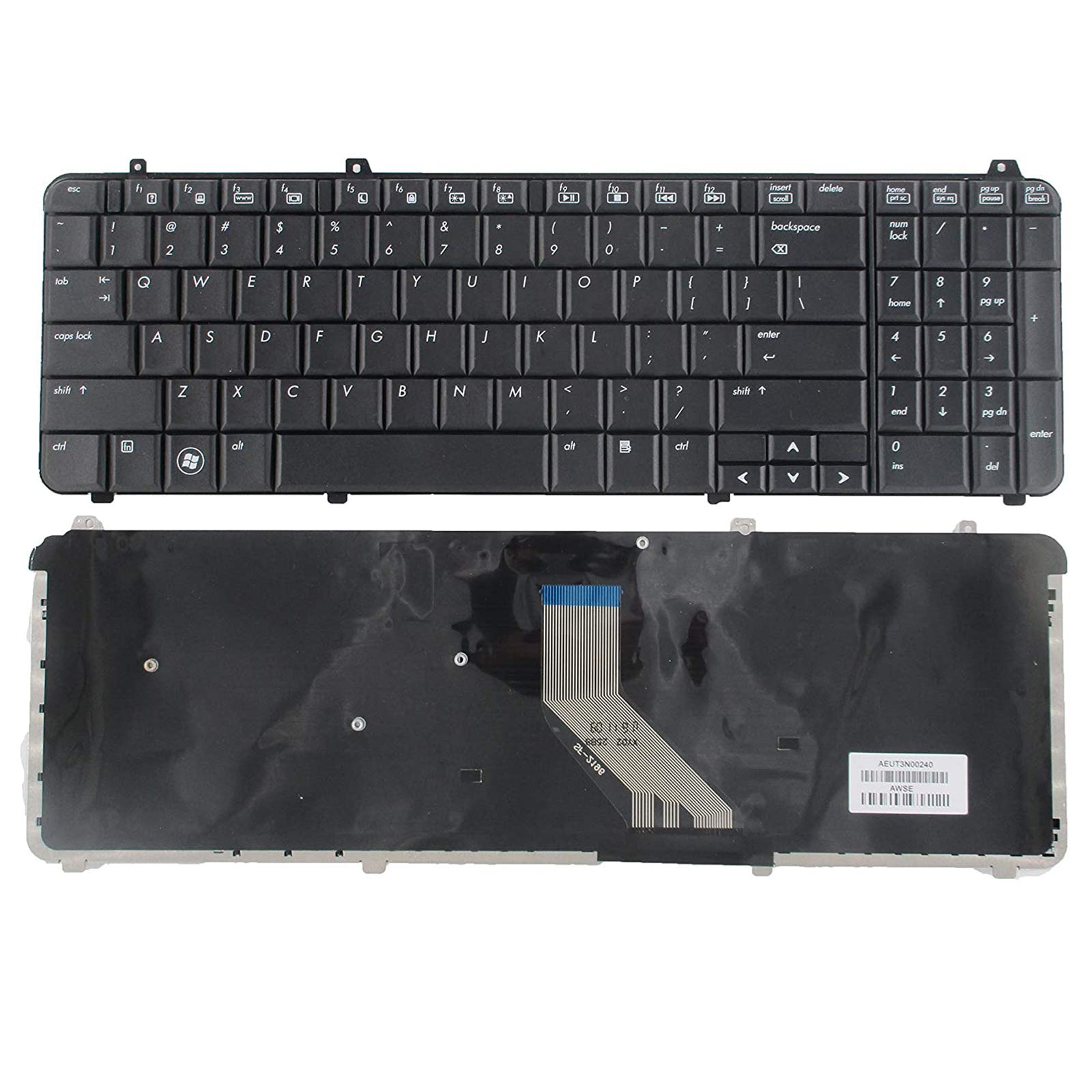 Photo 1 of SUNMALL Keyboard Replacement Compatible with HP Pavilion dv6-1000 DV6-1100 dv6-1200 DV6-1300 DV6-2000 DV6-2100 DV6Z-1100 DV6T-1200 DV6T-2000 DV6Z-2000 Series Laptop Black US Layout