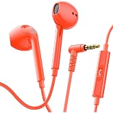 LUDOS Zenith Wired Earbuds in-Ear Headphones, 5 Year Warranty, Earphones | with Microphone and 3.5 mm Jack Ear Buds for iPhone, Samsung, Computer, Laptop, Kids, School Students, Women, Small Ear