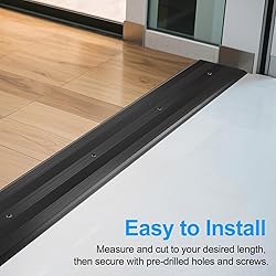 Orechic 5″Wide Sturdy Thicken Aluminum Threshold
