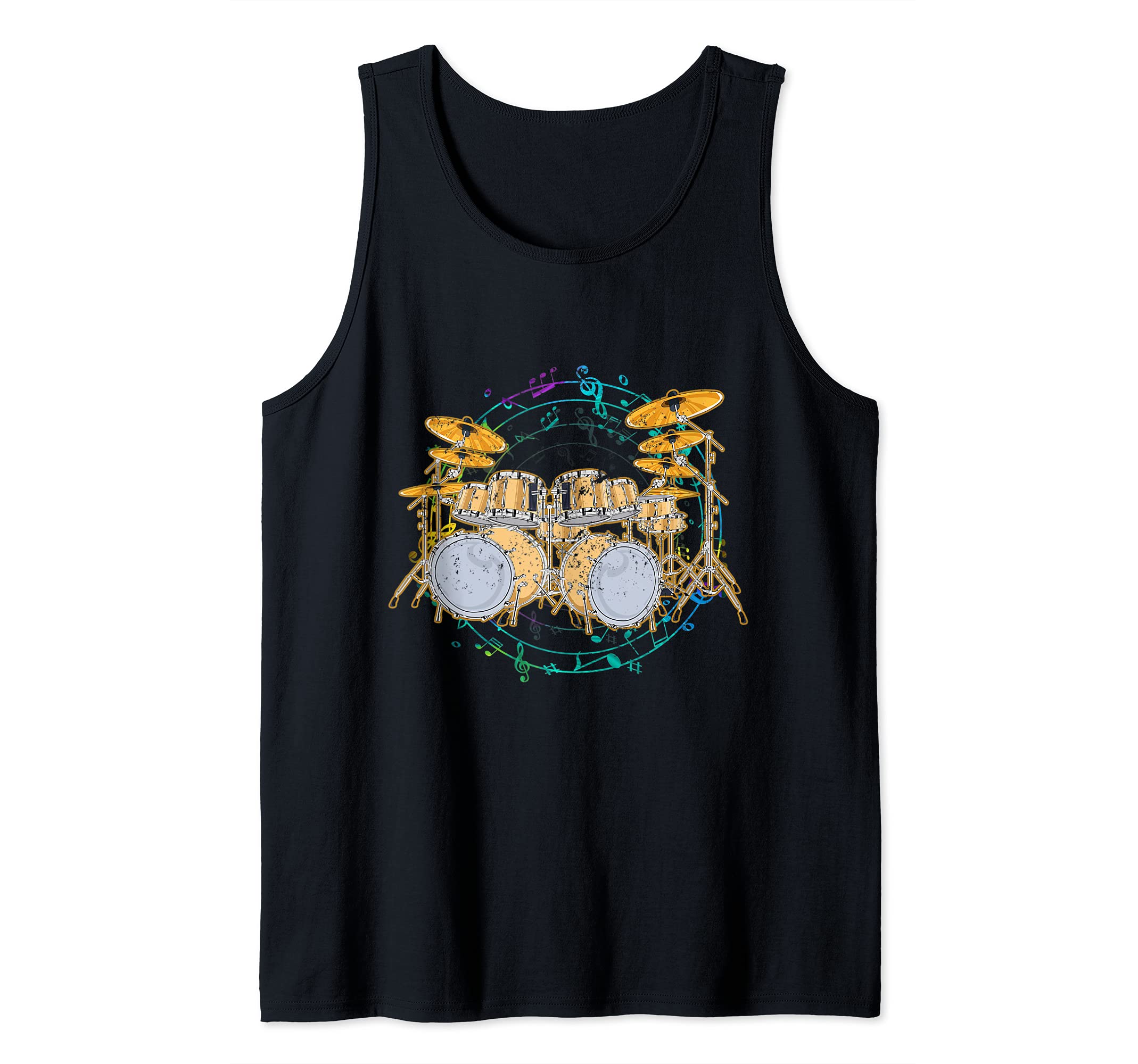 Percussion Drum Set Musician Drummer Drums Player Drums Tank Top