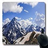 Ahawoso Mousepads for Computers Cold Blue Travel