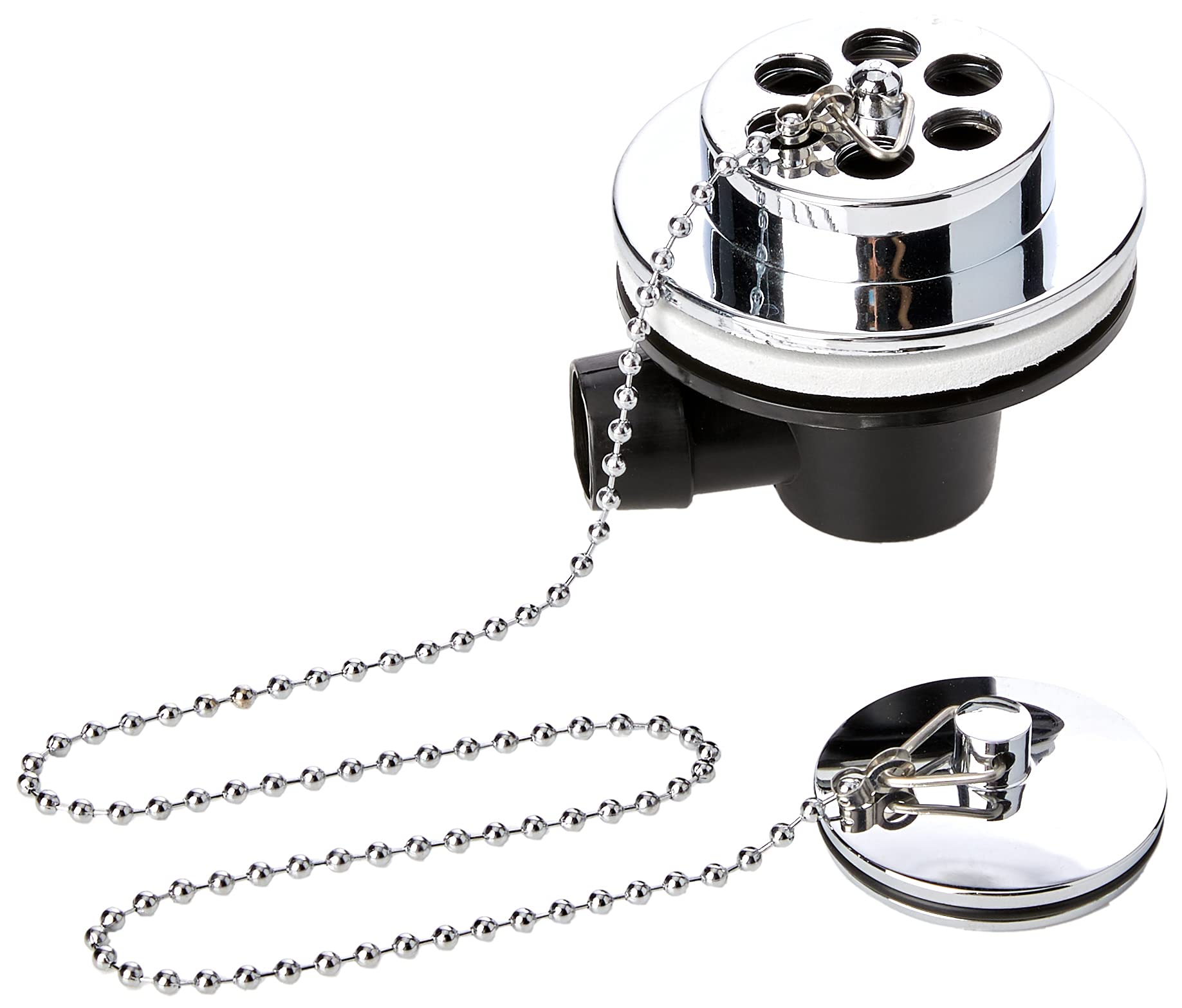 Bristan W BATH11 C Luxury Bath Waste with Brass Plug Chrome