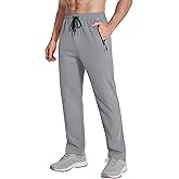 MAGNIVIT Sweatpants Track Pants Mens Athletic Stretch Pants with Zipper Pockets Quick Dry Joggers for Workout Running