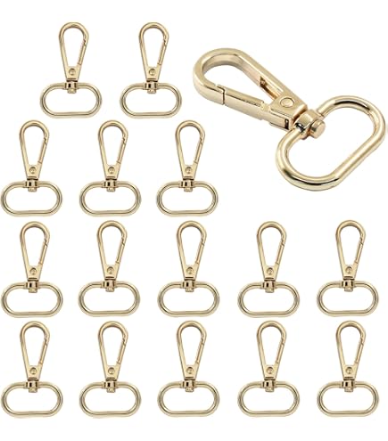 Mini Small Solid Brass Swivel Trigger Snap Hooks Keychain Lobster Clasp With D Ring 9mm 11 Mm Leather Craft DIY Jean Wallet