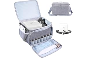 HOMSMILE Carry Bag Compatible with Dupray Neat Steamer for Floors,Dupray Neat Steam Cleaner Organizer Steam Cleaner Protective Cover Adjustable Compartments Steam Cleaner Storage Bag(Case Only!)