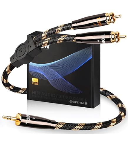 Amazon.com: AudioQuest Golden Gate .6m (1.96 ft.) 3.5mm to 3.5mm