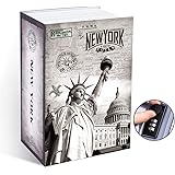 Diversion Book Safe, Ohuhu Extra Large Multi-Use Metal Book Safe with Combination Lock, Stash Safe Box, Secret Safe Container