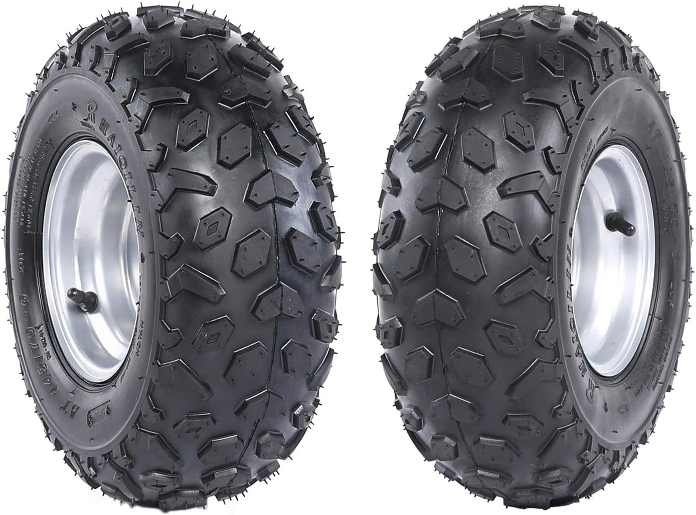 145/70-6 Tires Wheels ATV Go-Kart Mini Bike ATV Lawn Tires