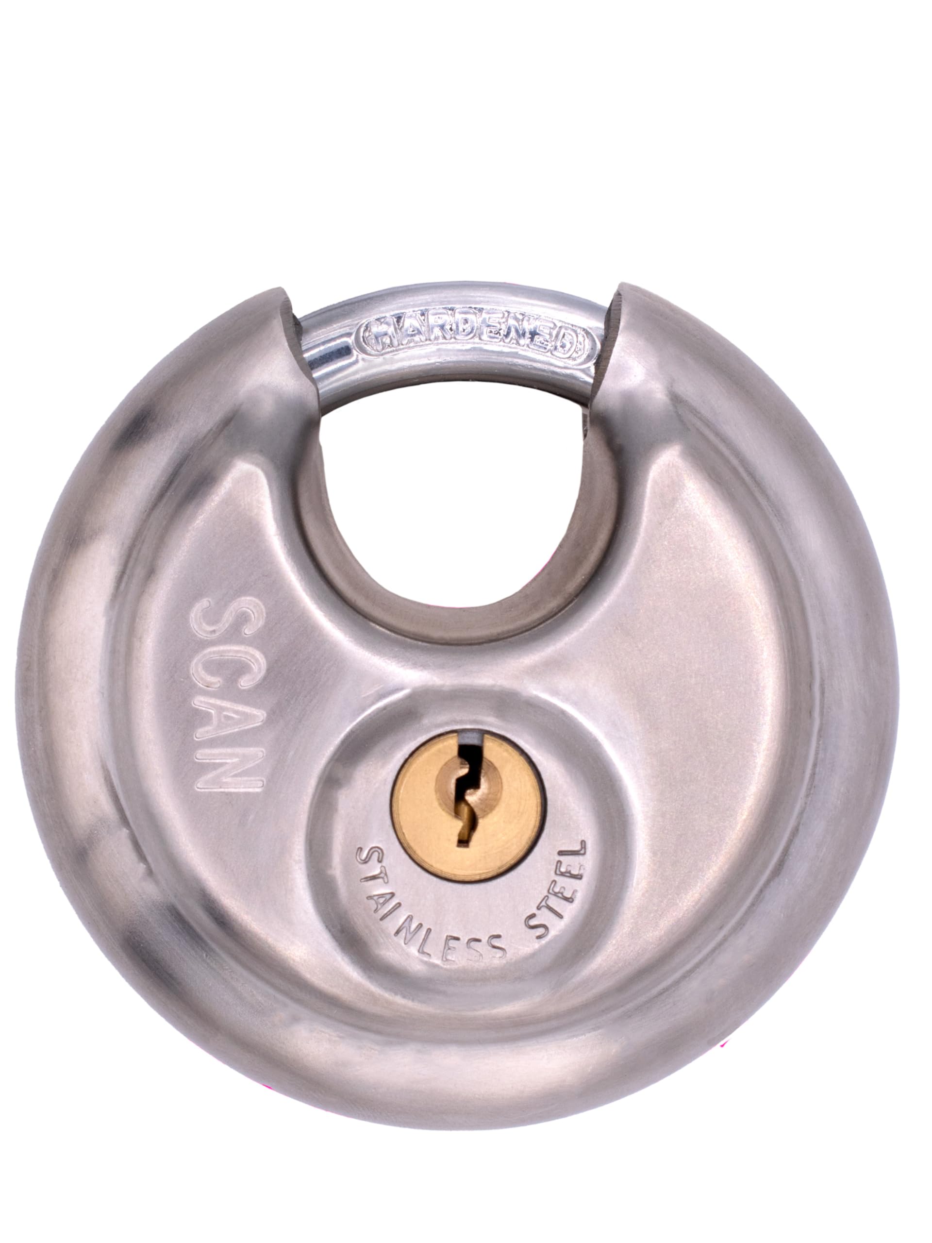 SCAN SCAPLSS70DIS Stainless Steel Padlock, Silver