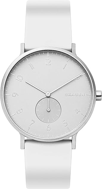 Skagen - Reloj de Cuarzo analógico Unisex con Correa de Silicona - SKW6520