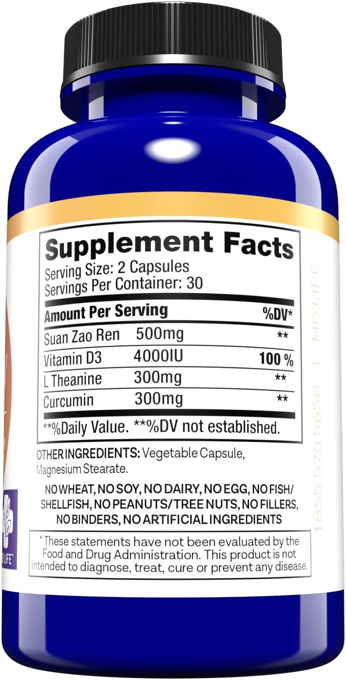MD.LIFE Lock Jaw - 60 Vegan Capsules - Ongoing TMJ Relief Treatment to Help Naturally Provide TMJ Pain Relief Formula - Great for Jaw Pain and Jaw Relief…: Health & Personal Care