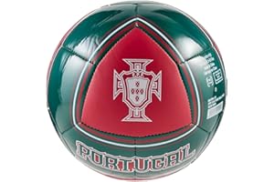 Puma Unisex FA Portugal Mini Soccer Ball, Club Red-Green Lagoon SS26, Mediumini Fpf Culture Ball Mini