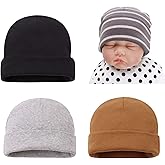 Bamery Cotton Baby Girl Hat Preemie Boys Beanie Newborn Hospital Hats Winter Infant Hats for Girls