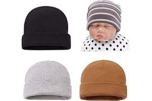 BAMERY Cotton Baby Girl Hat Preemie Boys Beanie Newborn Hospital Hats Winter Infant Hats for Girls