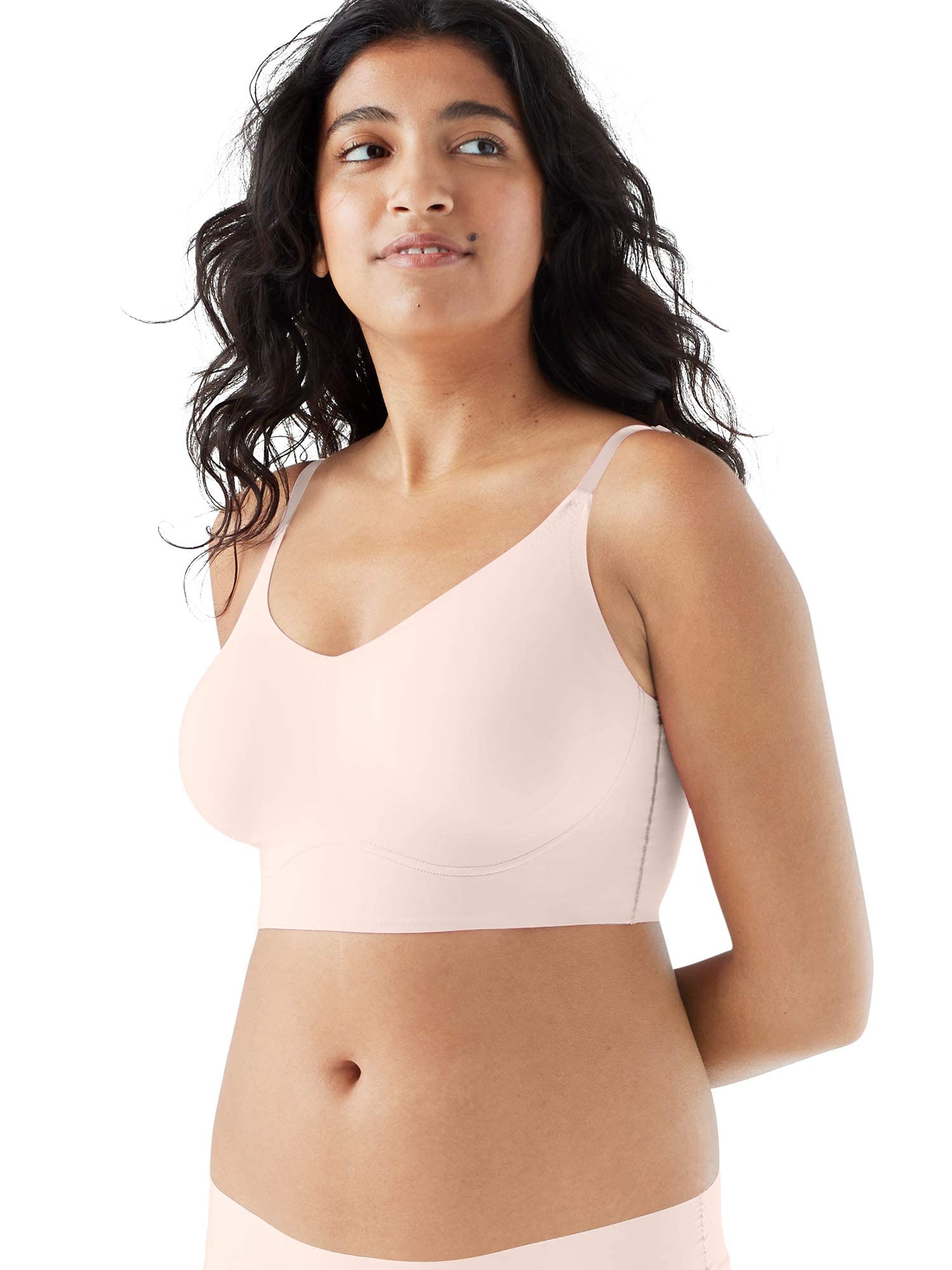 True & Co womens True Body Lift Triangle Adjustable Strap Bra, Peony, XL 38C-D 40A-B US