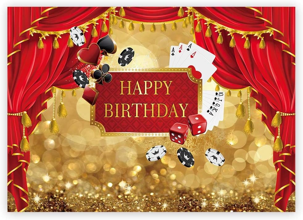 Funnytree 7x5ft Las Vegas Themed Birthday