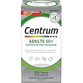 Centrum Adult Select Essentials Mulitvitamins/Minerals Supplement for Men & Women 50 Plus, 100 Tablets