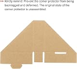 Sourcing Map Adjustable Cardboard Corner Protector 7x7x2.5cm Pack of 60 view 4