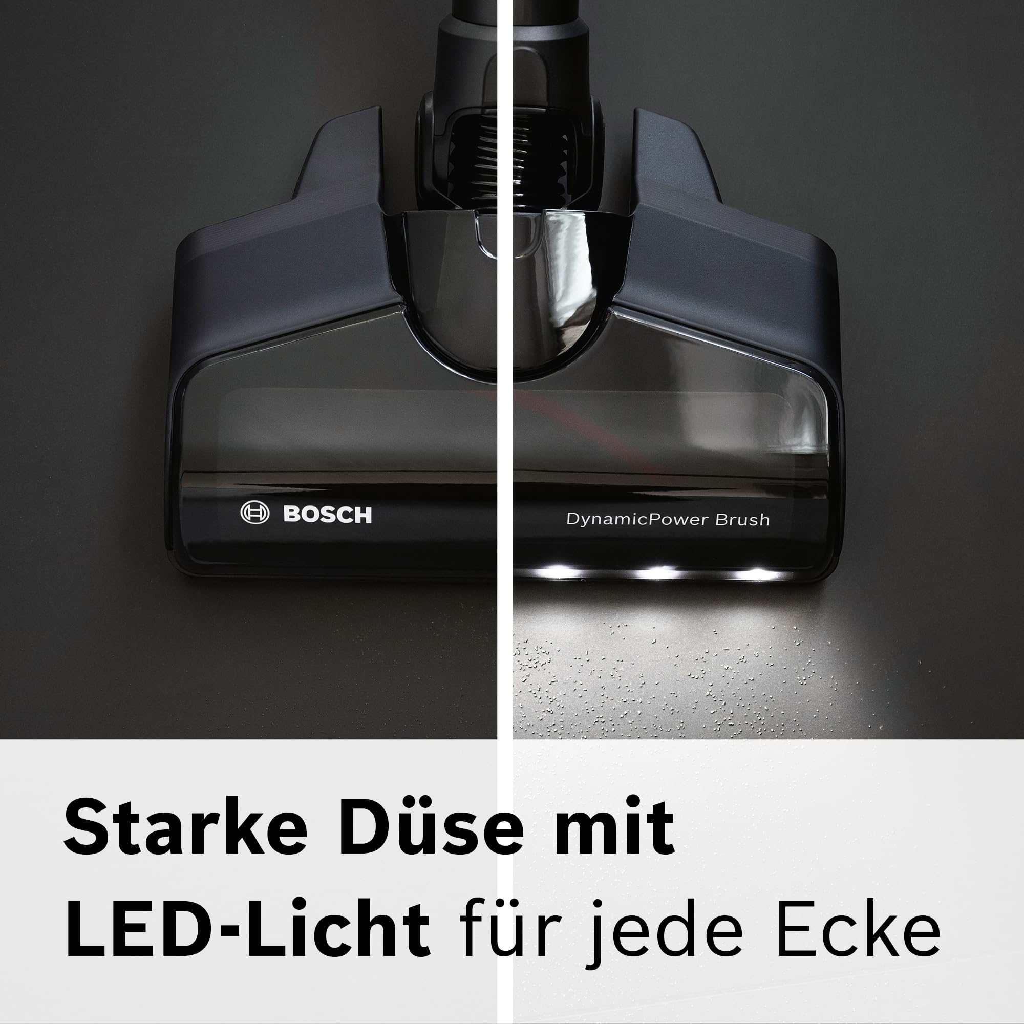 Bosch Akku-Staubsauger Unlimited 7 BSS711W, kabelloser Handstaubsauger, beutellos, Wechselakku, Knickrohr, Hygiene-Filter, 10 Jahre Motorgarantie, XXL-Polsterdüse, LED-Beleuchtung, Turbostufe, weiß 6
