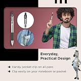 Zebra Pen Z Grip Retractable Ballpoint Pens 8 Pack Black Ink view 6