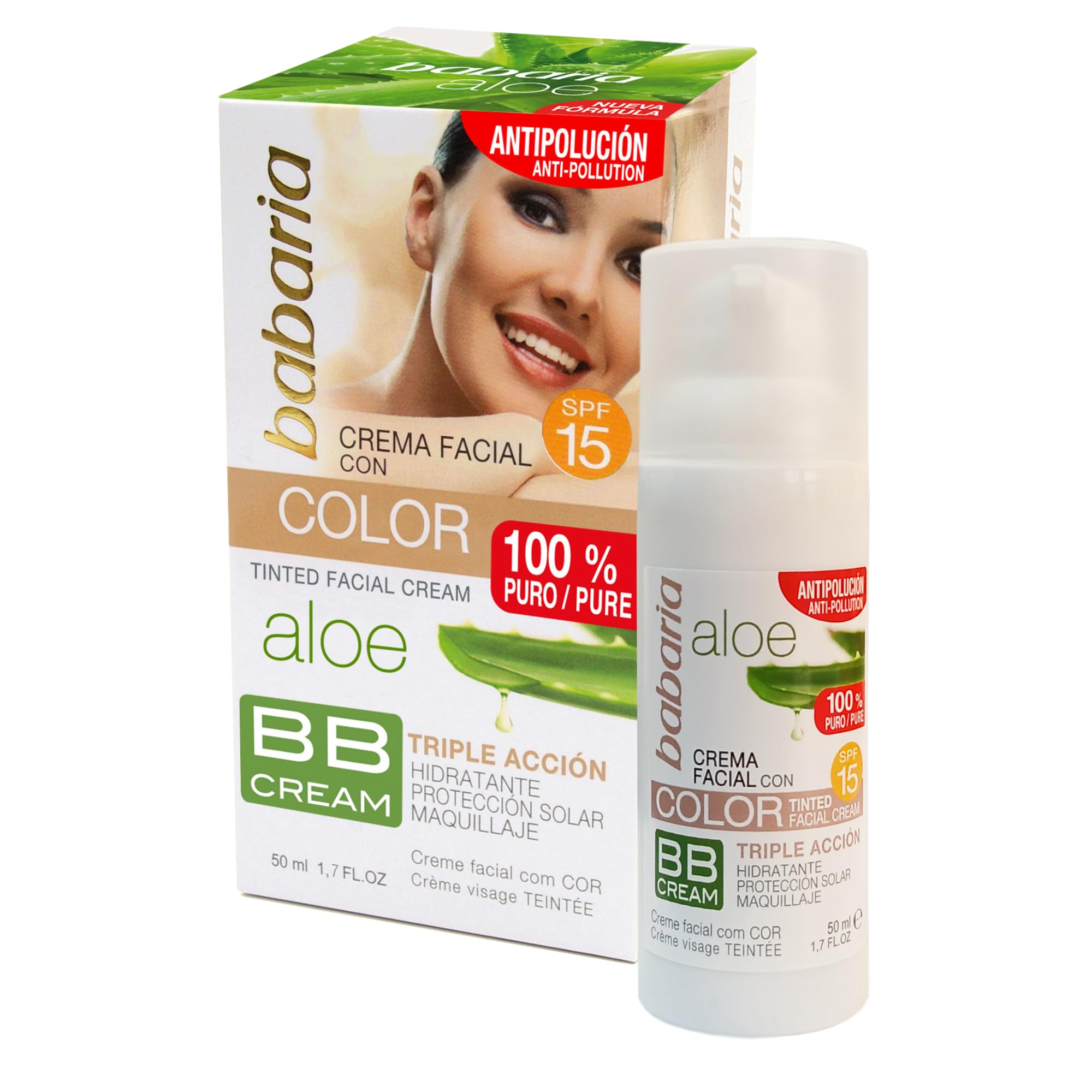 Babaria Aloe Vera BB Cream SPF15 50ml