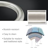 Hapilife Brushed Nickel Kitchen Tap Twin Lever Monobloc Swivel Spout view 3