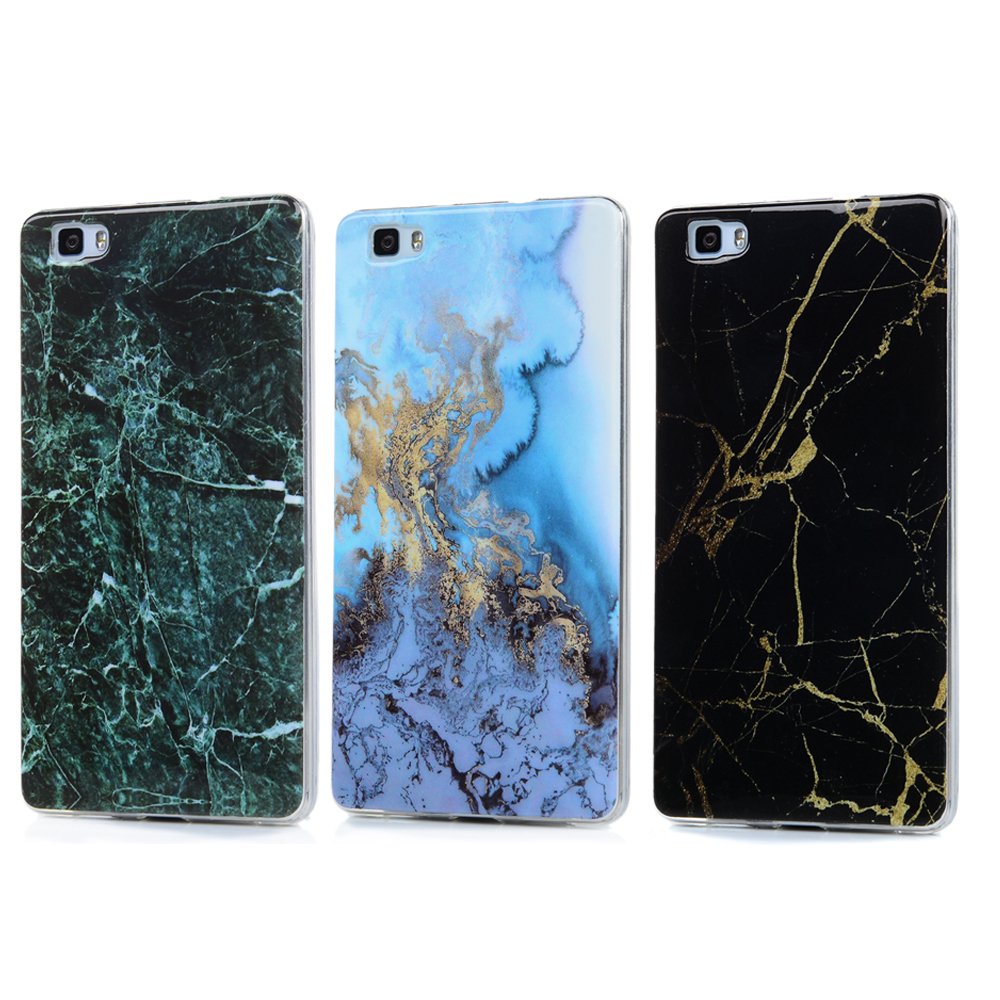 Huawei P8 Lite 2016 Cover Silicone, KASOS Custodia per Huawei P8 Lite 2016 Case Silicone TPU UltraSottile [IMD Tecnologia] [Non per Huawei P8 Lite 2017] Pacchetto dispone di 3 custodie