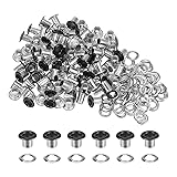 HARFINGTON 100PCS Grommets Eyelets 1/6 Inch