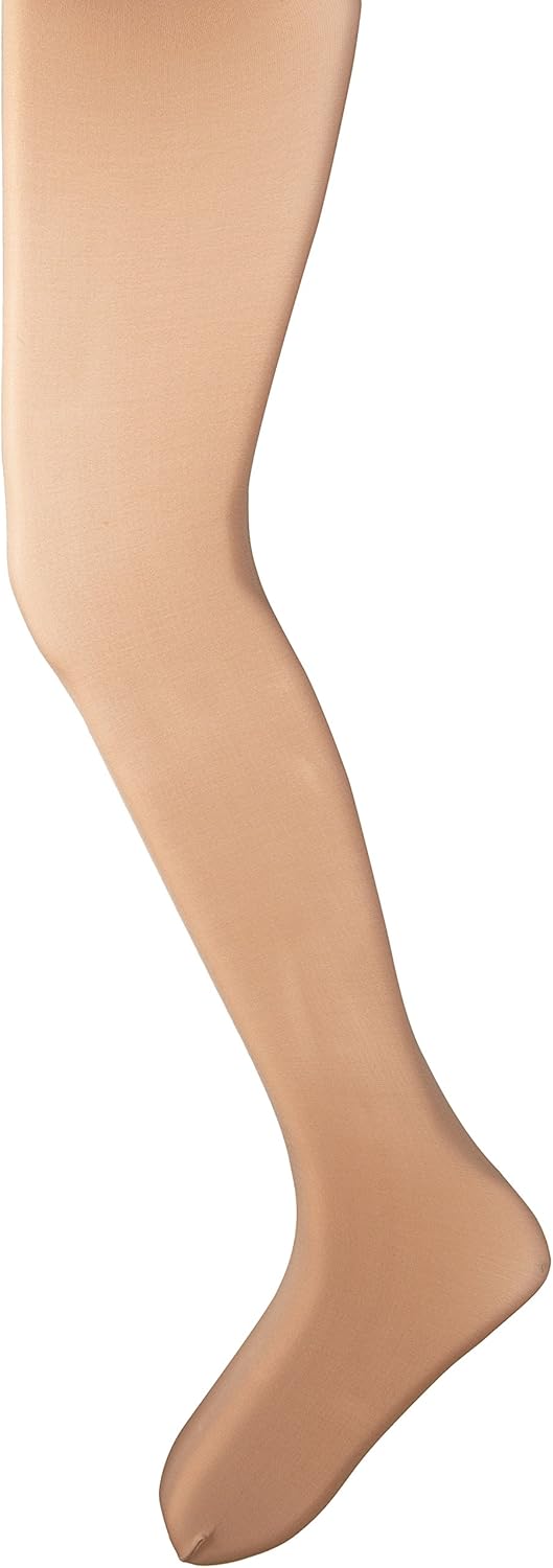Capezio Little Girls' Ultra Soft Self Knit Waistband Footed Tight, Ballet Pink, One Size (Toddler 2-6): Clothing