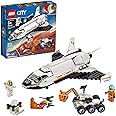 Lego City Space Mars Research Shuttle 60226 Space Shuttle Toy Building Kit with Mars Rover & Astronaut Minifigures, Top Stem Toy for Boys & Girls (273piece), 1 Lb
