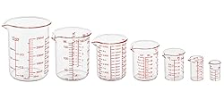 High Borosilicate Glass Measuring Cup Set-V-Shaped