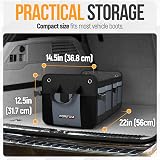 FORTEM Car Boot Organiser SUV Trunk Storage 65L Collapsible view 3