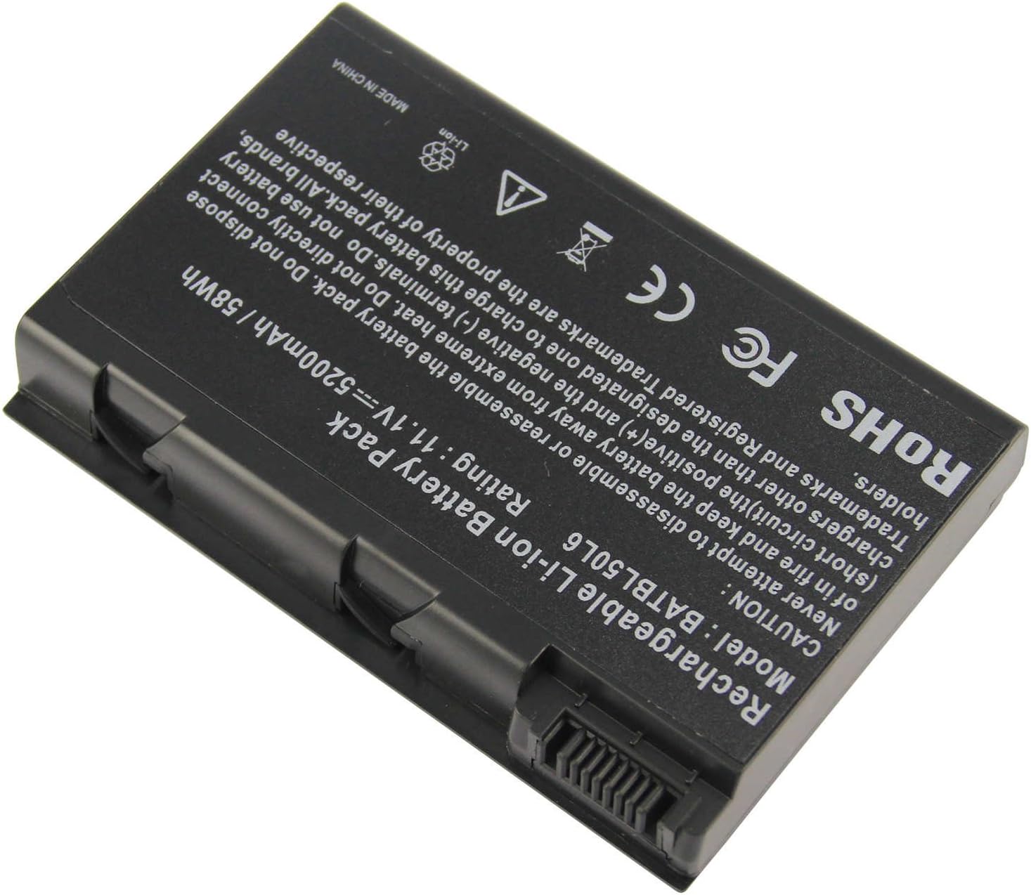 ARyee 5200mAh 11.1V BATBL50L6 Battery Laptop Battery for Acer Aspire 3100 3690 5100 5110 5210 5610 5630 5650 5680 TravelMate 2490 5510 BATBL50L6H BATBL50L4 BATBL50L6 Series - Image 3