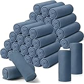 Kinlop Fleece Blanket Bulk 60 x 50 Inch Soft Lightweight Fleece Cozy Blanket Warm Throw Plush Pet Throw for Bed Couch Sofa Home Office Wedding Gifts Travel Camping(Gray Blue,40 Packs)