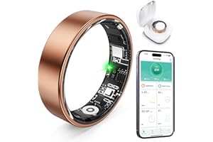 Free Shark Smart Ring with Sleep Monitoring, Step Counting, Heart Rate, Blood Oxygen for iOS and Android, No Subscription Fee, IP68 Waterproof Health Tracker (Rose Gold, 8)4.7 out of 5 stars 86$99.99